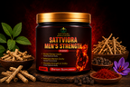 Sattviora Men’s Strength Powder | Ayurvedic Herbal Stamina & Vitality Supplement for Men | Ashwagandha, Safed Musli & Kaunch Beej | 100gm