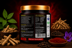 Sattviora Men’s Strength Powder | Ayurvedic Herbal Stamina & Vitality Supplement for Men | Ashwagandha, Safed Musli & Kaunch Beej | 100gm