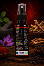 Sattviora Men’s Strength Oil Spray | Ayurvedic Herbal Vitality Massage Oil for Men | Ashwagandha, Shilajit & Safed Musli | 30ml