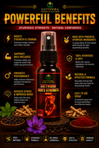 Sattviora Men’s Strength Oil Spray | Ayurvedic Herbal Vitality Massage Oil for Men | Ashwagandha, Shilajit & Safed Musli | 30ml