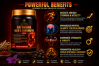 Sattviora Men’s Strength Capsules | Ayurvedic Vitality & Stamina Support Supplement for Men | Ashwagandha, Safed Musli & Shatavari | 30 Capsules